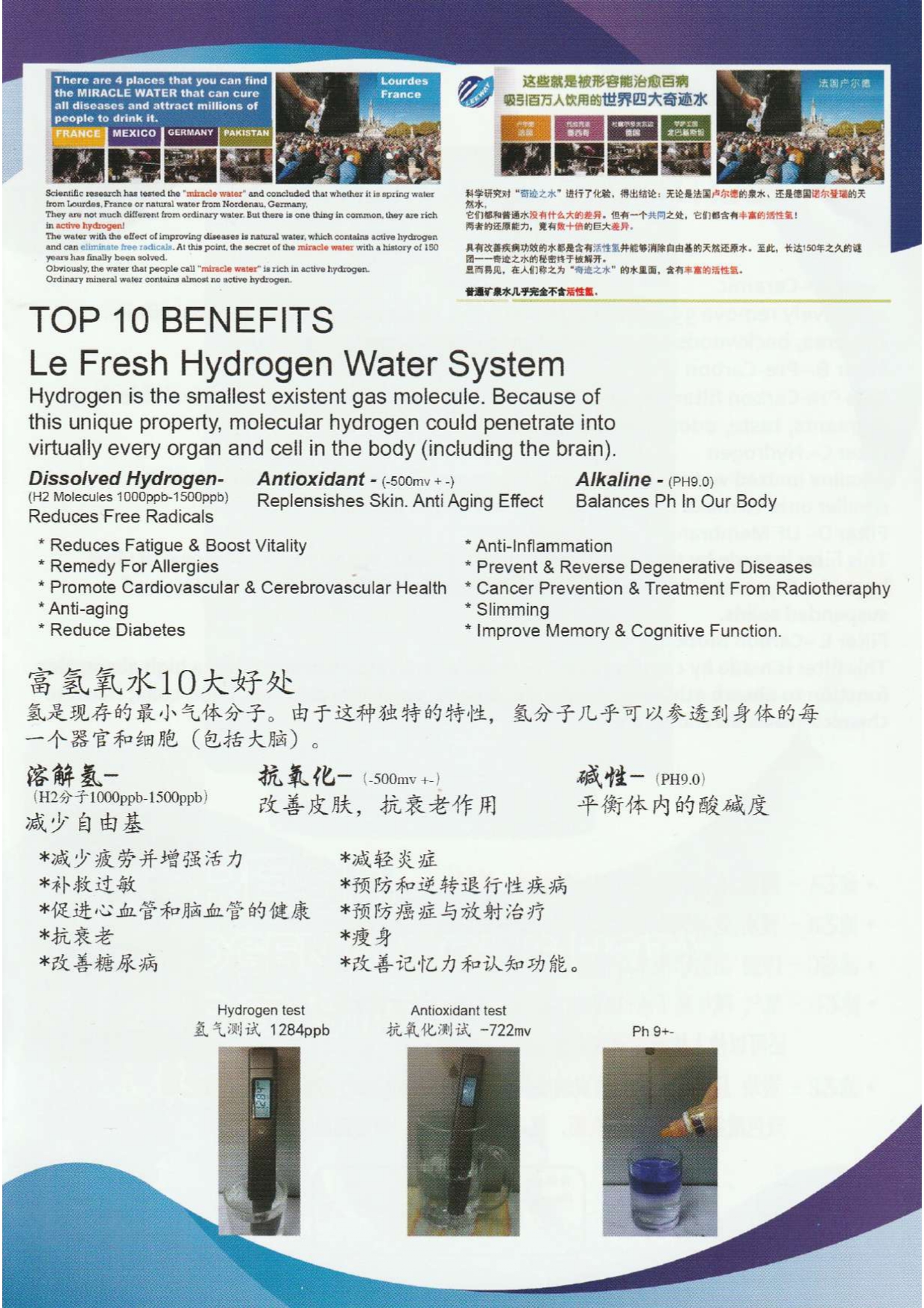 Le Fresh Hydrogen Water System